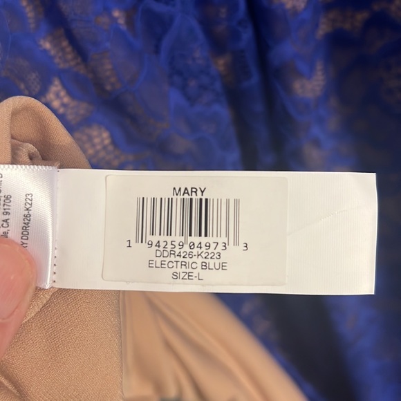 Mary Dress in Electric Blue from Dress The Population Size Large - Picture 6 of 7